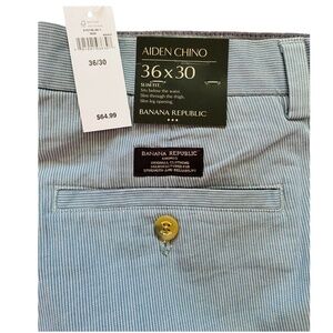 Banana Republic Aiden Slim Fit Chino Pants Men's 36 x 30